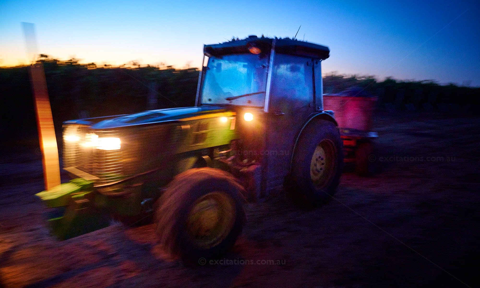 Commercial photography Mildura by Excitations Photography, wine harvest